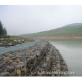 Cesto gabion galvanizzato a maglie di filo esagonale